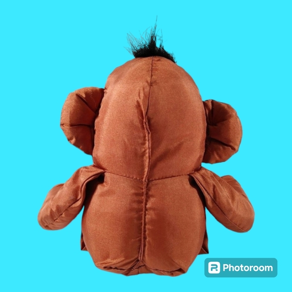 Vintage 1994 Fisher Price "Chattering Chimps" Plush 12" BROWN MONKEY Toy - Picture 7 of 8